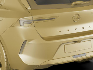 Opel Astra 2022 3Dモデル