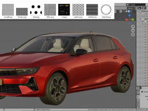 Opel Astra 2022 3D Model
