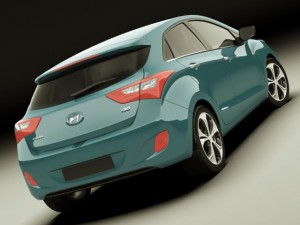 hyundai i30 2012 3D Model