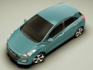 hyundai i30 2012 3D Model