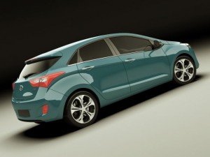 hyundai i30 2012 3D Model