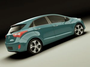hyundai i30 2012 3D Model