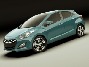 hyundai i30 2012 3D Model