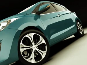 hyundai i30 2012 3D Model