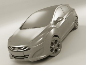 hyundai i30 2012 3D Model