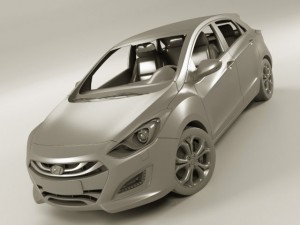 hyundai i30 2012 3D Model