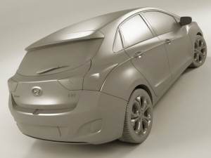 hyundai i30 2012 3D Model