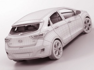 hyundai i30 2012 3D Model
