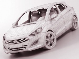 hyundai i30 2012 3D Model