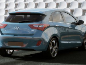 hyundai i30 2012 3D Model