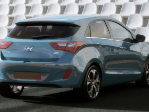 hyundai i30 2012 3D Model