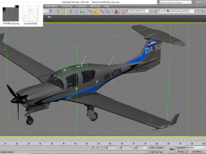 Diamond DA50 RG 3D Model