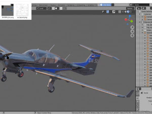 Diamond DA50 RG 3D Model