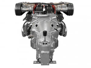 V12 engine with gearbox 3D Model