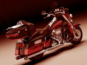 harley davidson electra cvo 2011 3D Model