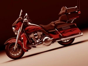 harley davidson electra cvo 2011 3D Model