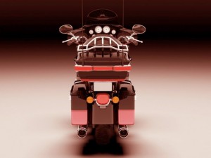 harley davidson electra cvo 2011 3D Model