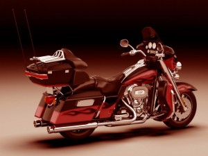 harley davidson electra cvo 2011 3D Model