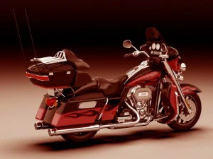 harley davidson electra cvo 2011 3D Model