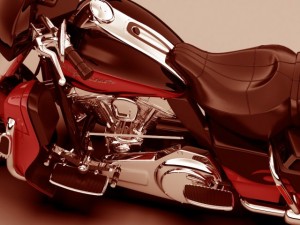 harley davidson electra cvo 2011 3D Model