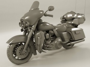 harley davidson electra cvo 2011 3D Model