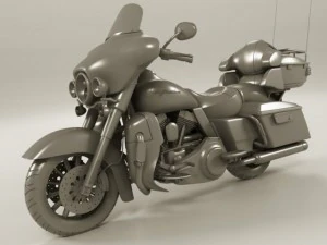 harley davidson electra cvo 2011 3D Model