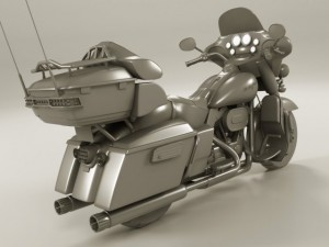 harley davidson electra cvo 2011 3D Model