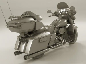 harley davidson electra cvo 2011 3D Model