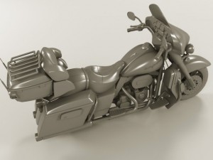 harley davidson electra cvo 2011 3D Model