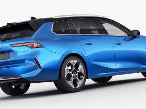 Opel Astra Sports Tourer 2022 Model 3D