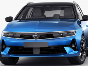Opel Astra Sports Tourer 2022 Model 3D