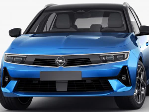 Opel Astra Sports Tourer 2022 3D Model