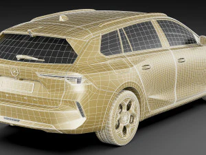 Opel Astra Sports Tourer 2022 3D Model