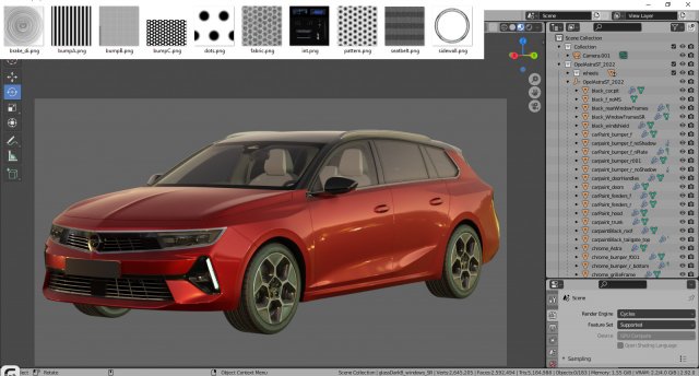 Opel Astra Sports Tourer 2022 3D Model in Wagon 3DExport