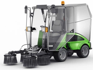 Compact Street Sweeper 3D Model