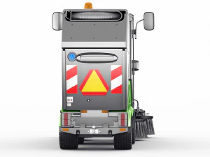 Compact Street Sweeper 3D Model