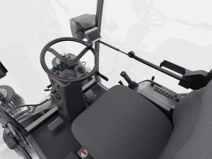 Compact Street Sweeper 3D Model