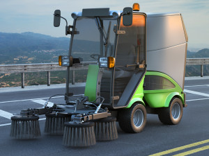 Compact Street Sweeper 3Dモデル