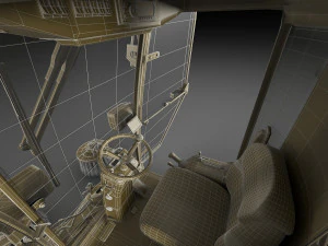 Compact Street Sweeper 3D Model