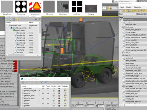 Compact Street Sweeper 3D Model