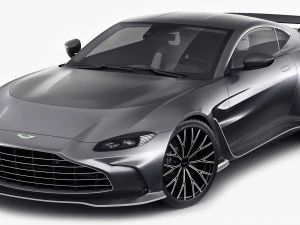 Aston Martin V12 Vantage 2023 3D Model