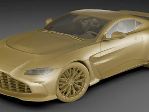 Aston Martin V12 Vantage 2023 3D Model