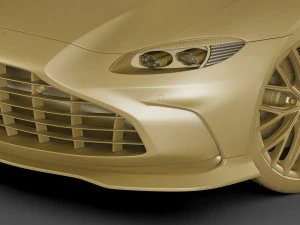 Aston Martin V12 Vantage 2023 3D Model