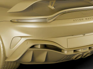 Aston Martin V12 Vantage 2023 3D Model