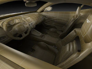 Aston Martin V12 Vantage 2023 3D Model