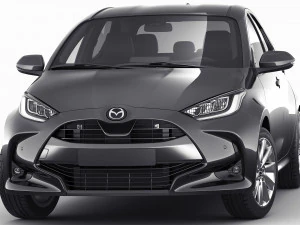 Mazda 2 hybrid 2022 3D Model