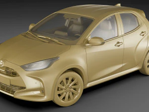 Mazda 2 hybrid 2022 3D Model