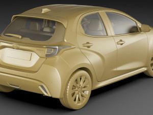 Mazda 2 hybrid 2022 Modèle 3D