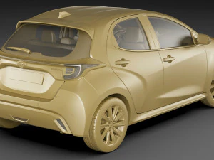 Mazda 2 hybrid 2022 3D Model