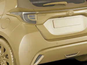 Mazda 2 hybrid 2022 3D Model